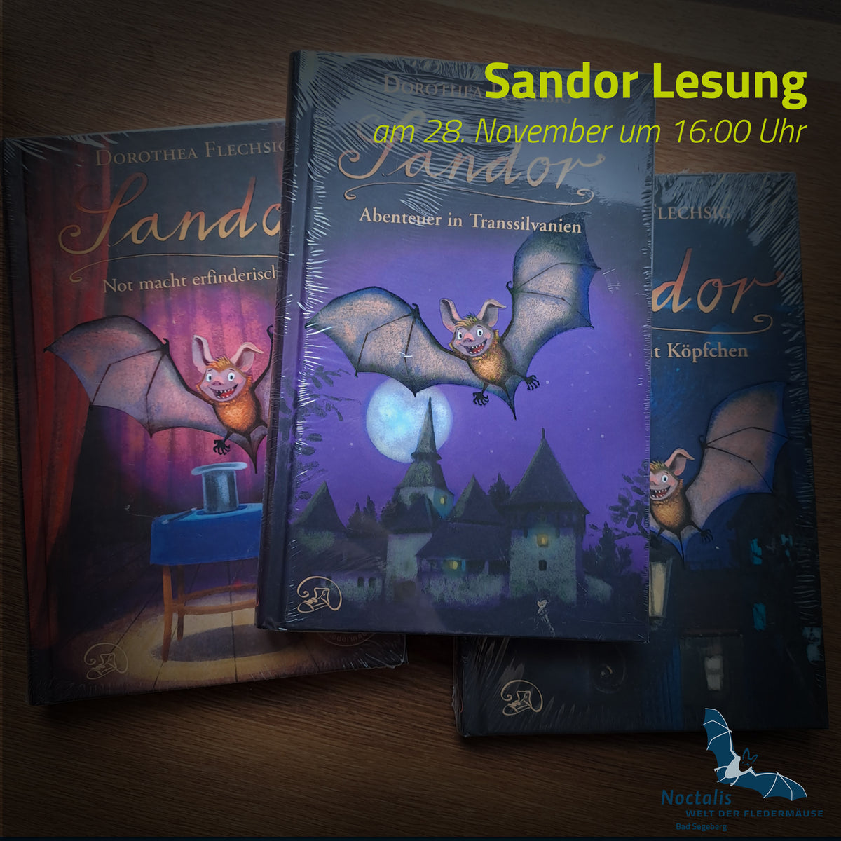 Lesung mit der Autorin der SANDOR-Bücher