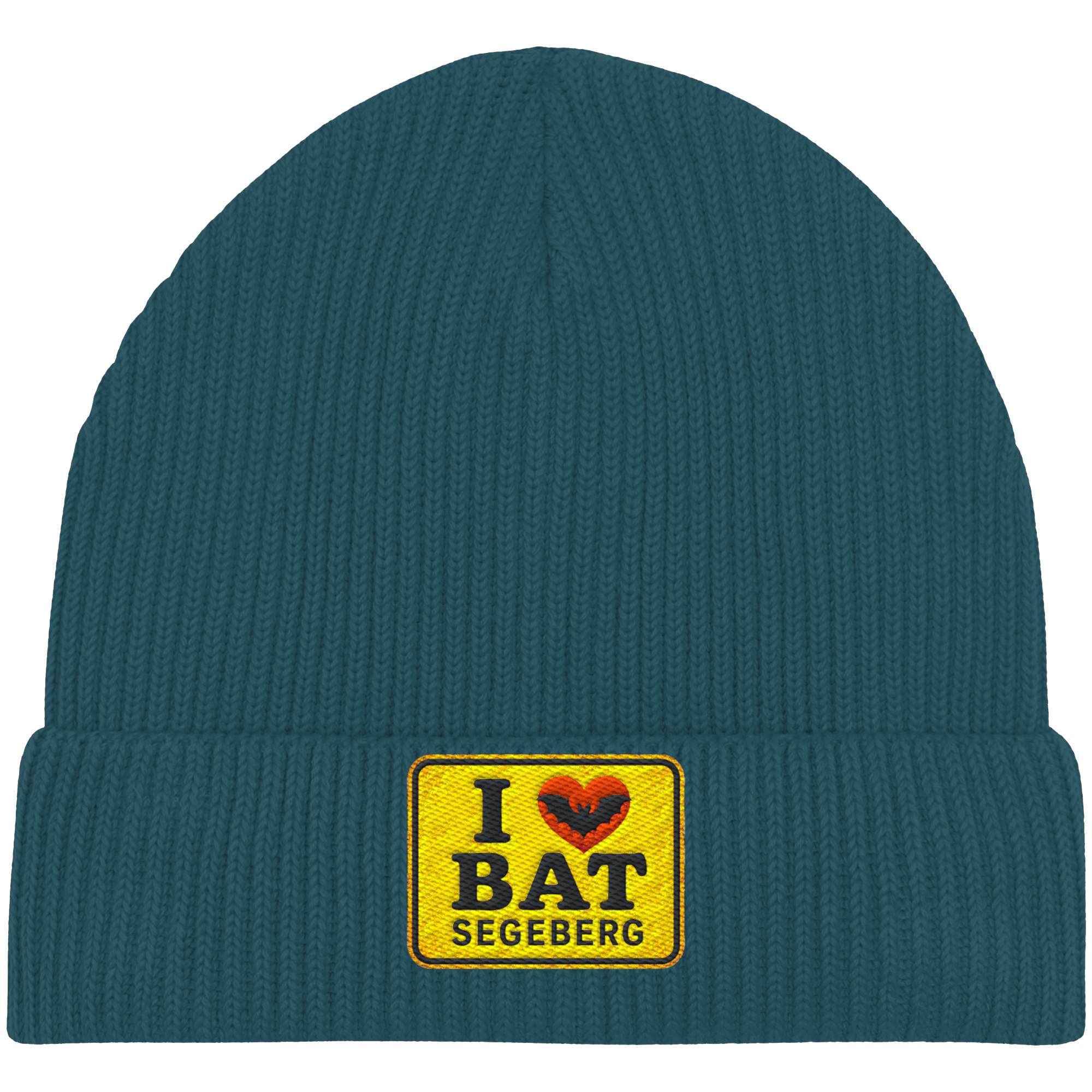 I Love Bat Segeberg Ortsschild - Organic Fisherman Beanie
