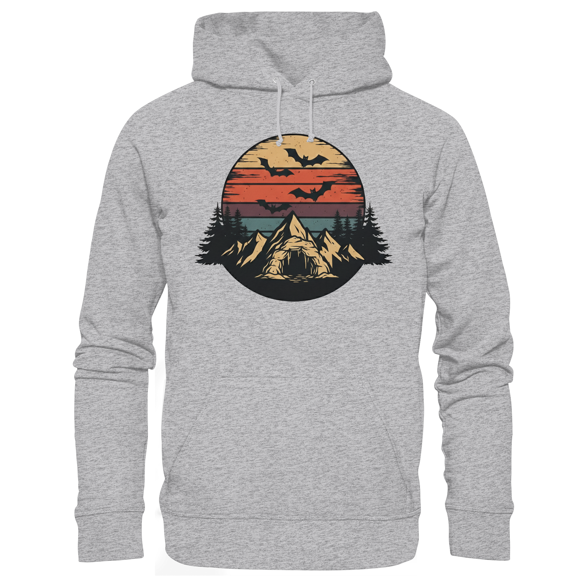 Fledermäuse im Wald - Premium Unisex Hoodie