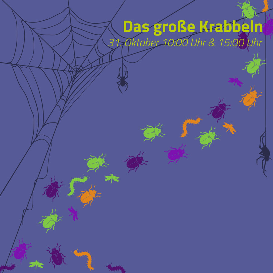 Das große Krabbeln – Fürchte dich nicht vor unseren unheimlichen Krabbeltieren!