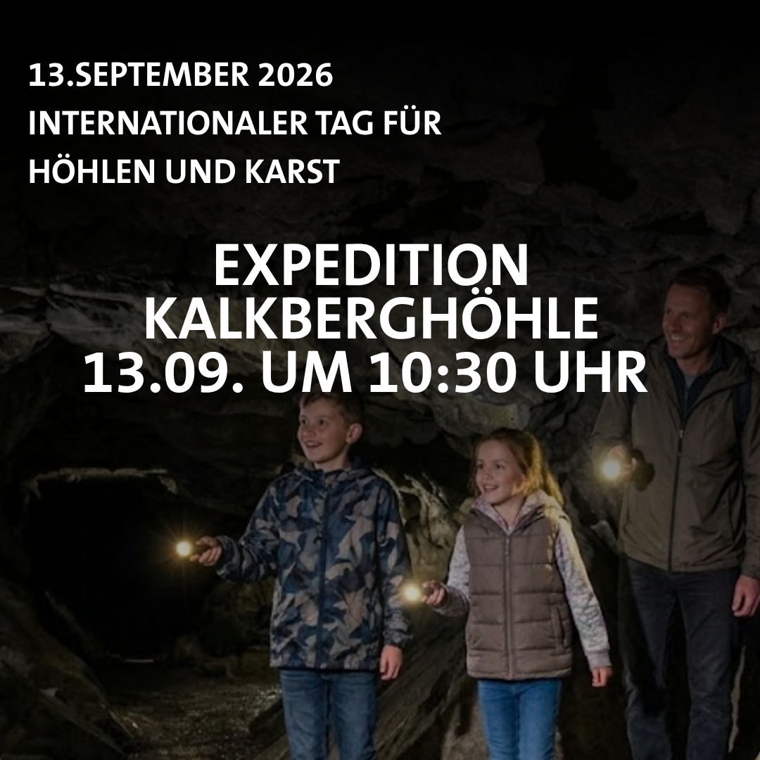 Expedition Kalkberghöhle – Auf den Spuren der Entdeckerkinder!