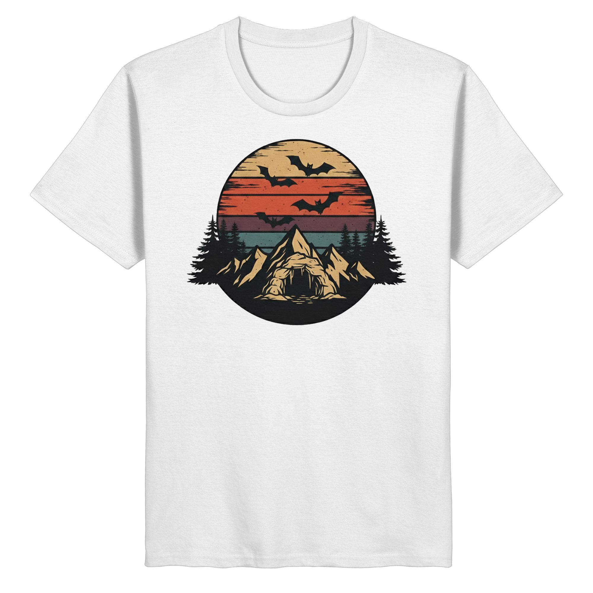 Fledermäuse im Wald - Organic Basic Shirt