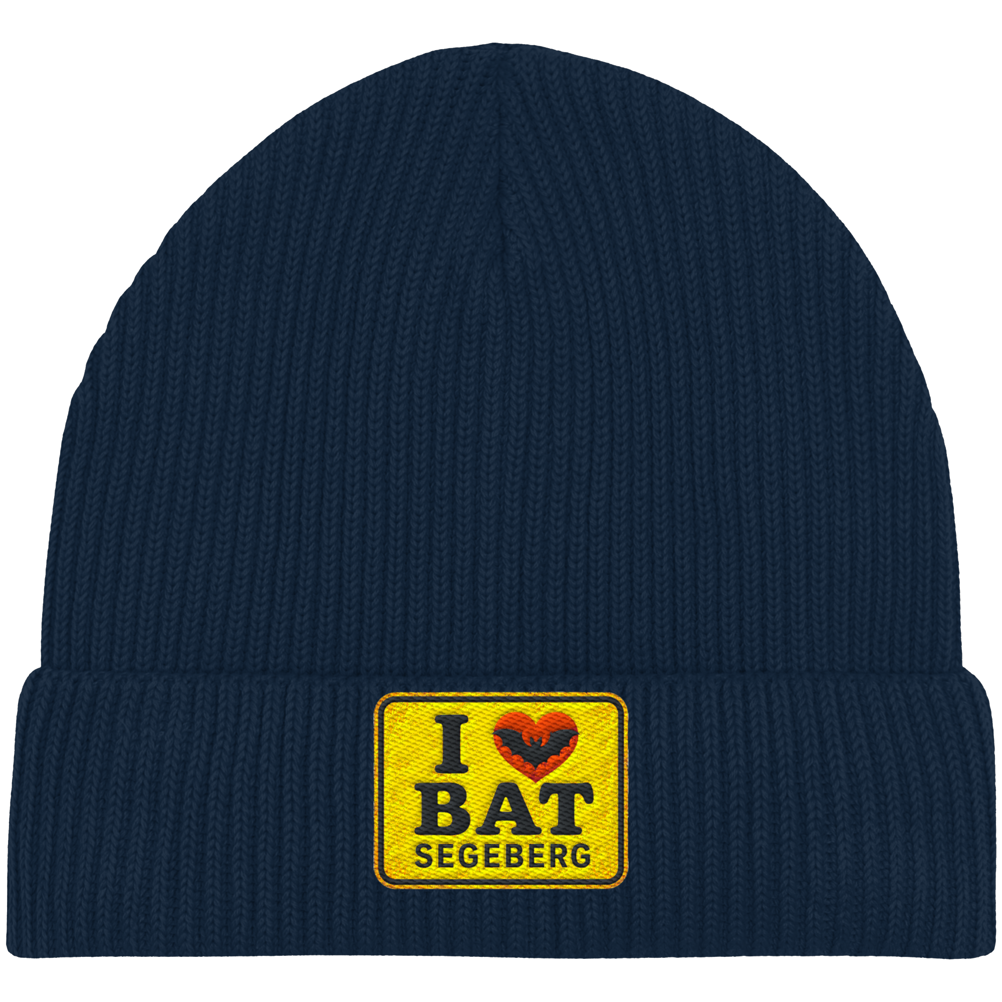 I Love Bat Segeberg Ortsschild - Organic Fisherman Beanie