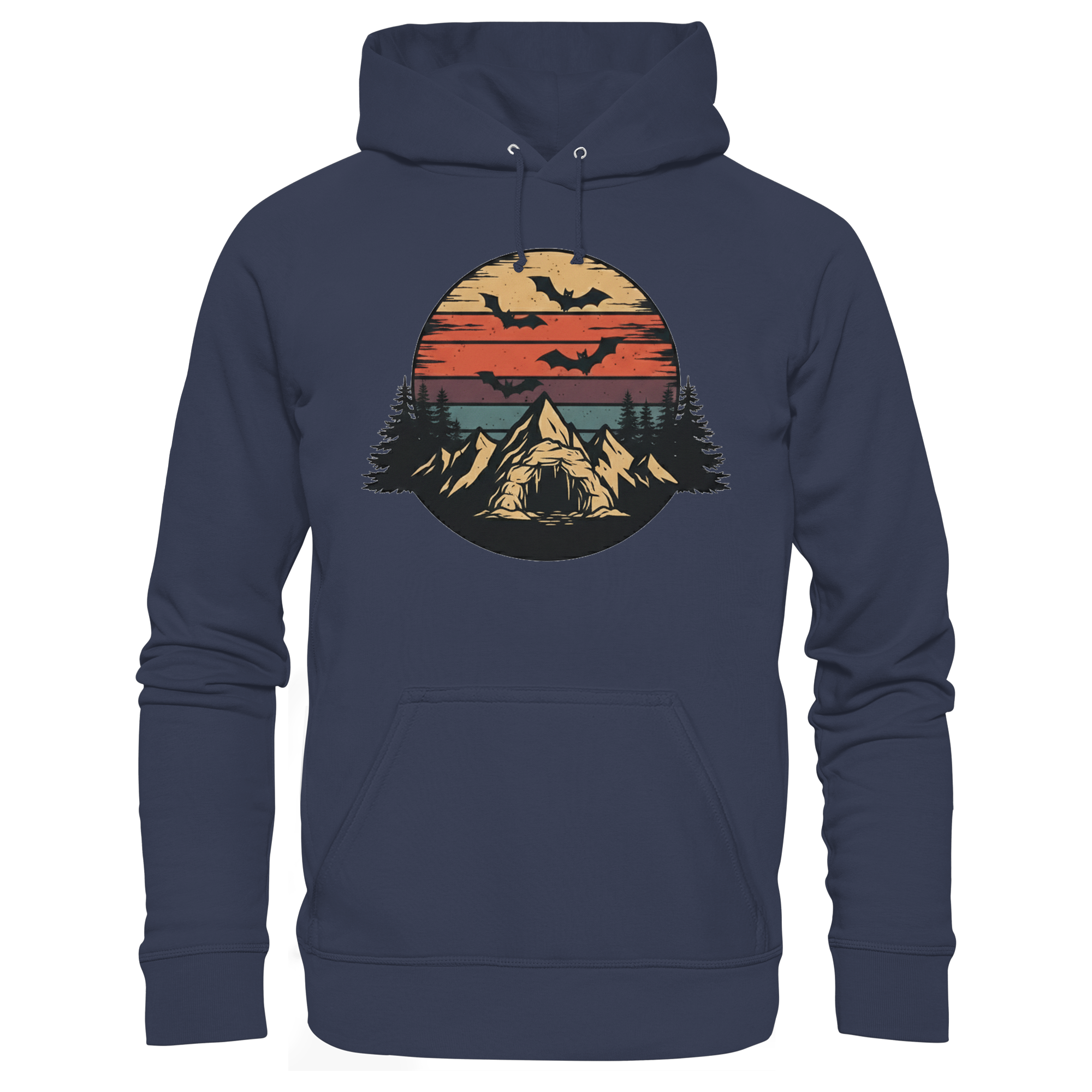 Fledermäuse im Wald - Premium Unisex Hoodie